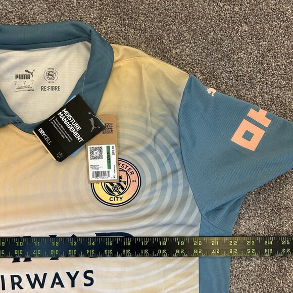 Puma Men's Manchester City MCFC 24/25 Soccer Jersey Size L - Large - NWT $95 - Picture 10 of 16